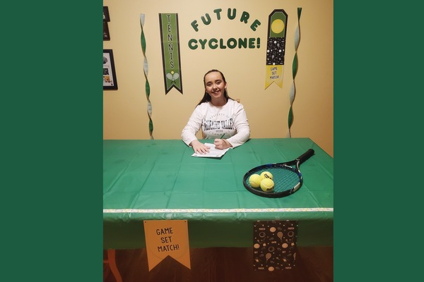 Cyclone women's tennis signs first recruit for 2020-21
